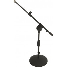 Quik Lok A-495 Short microphone stand w/ telescopic boom & swivel